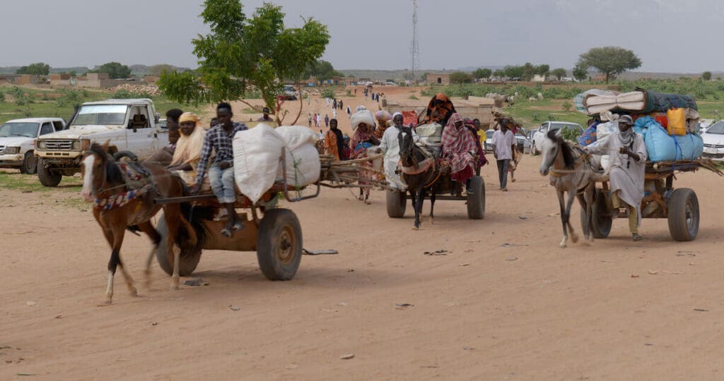 Sudanese refugees in Chad