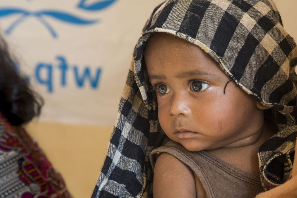 WFP provides food to refugees at the Kutupalong camp in Cox's Bazar in Bangladesh