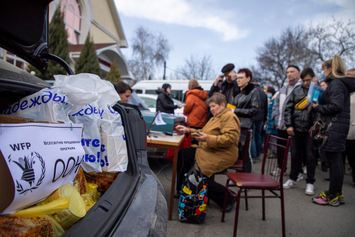 WFP food distribution 