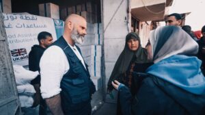 WFP Country Director Matthew Hollingworth in Gaza