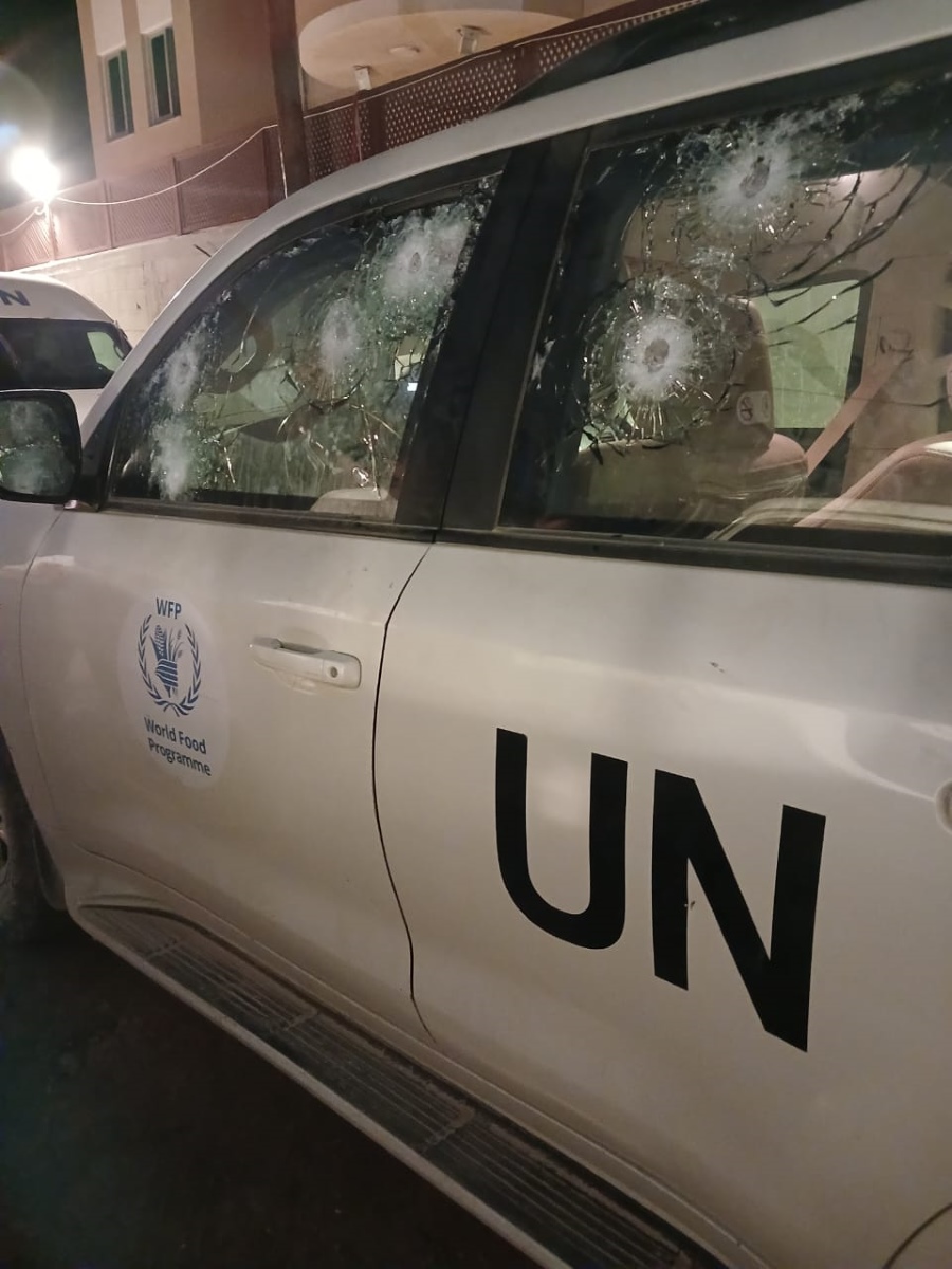 Following a security incident involving a WFP vehicle, WFP is temporarily suspending its staff movements through Gaza