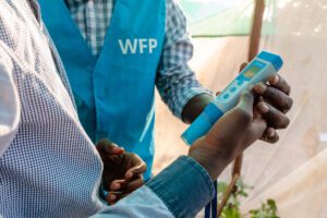 Daniel works at a hydroponics garden in Zambia