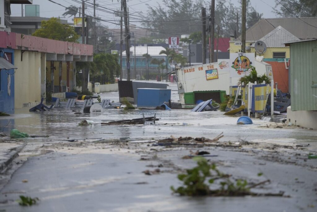 Hurricane hits the Caribbean