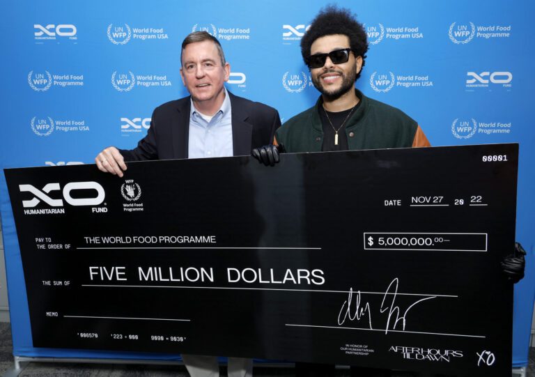 The Weeknd Raises $5M Through the XO Humanitarian Fund
