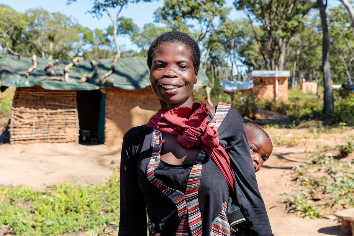 Naomi, a mother in Zambia