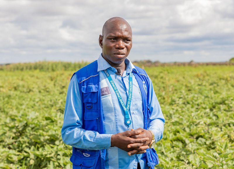 WFP staff on the filed for visit and content gathering

Market gardening activities through the European Union funded project, RESIGUI in Siguiri (Kankan)