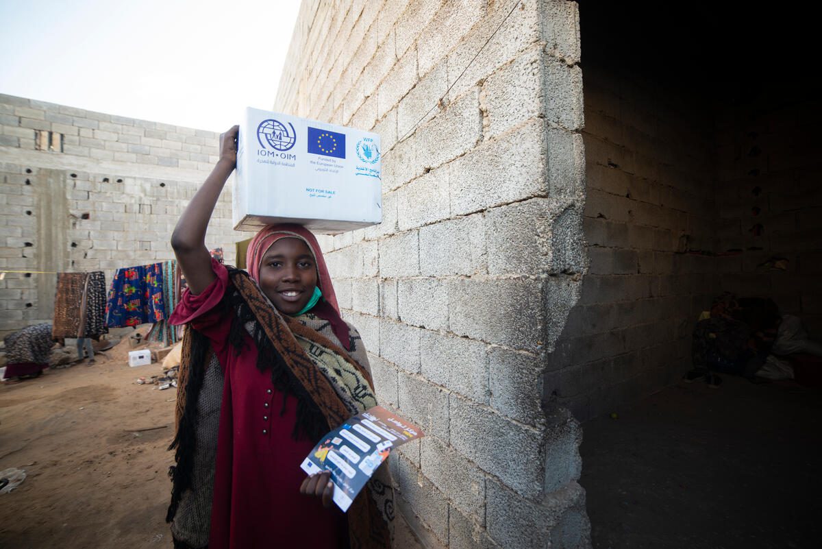 In Libya, WFP in partnership with IOM provides food assistance to asylum seekers, migrants and refugees in Libya.