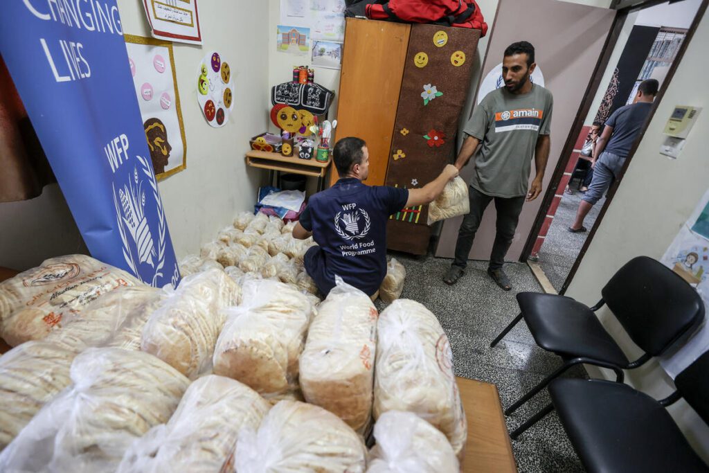 WFP distributes food