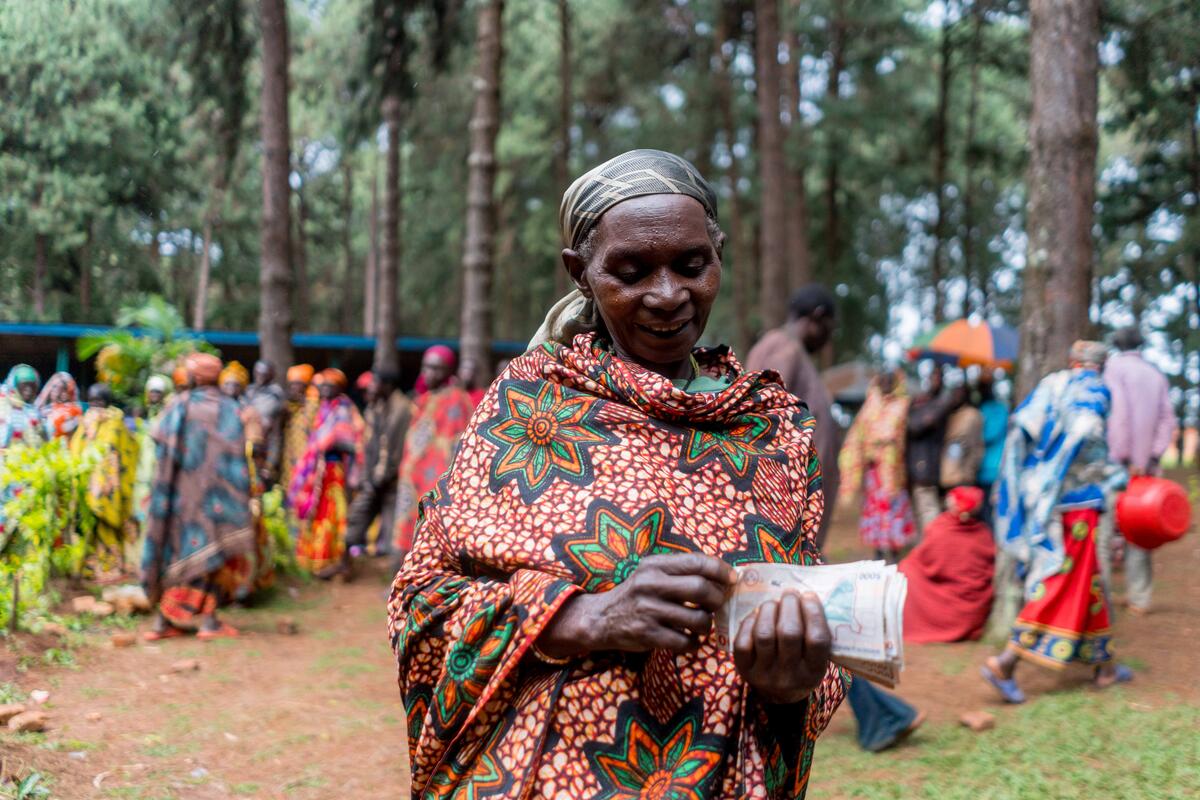 Cash assistance in Burundi