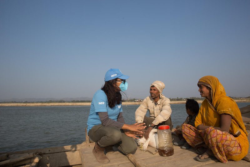 WFP provides food in Nepal after flood