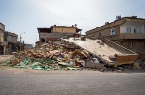 Collapsed buildings in Türkiye