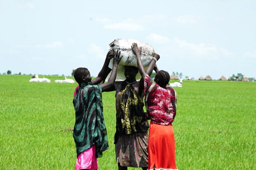 WFP airdrops food in South Sudan